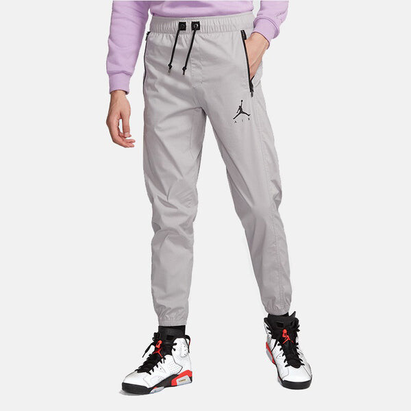 Спортивные штаны Air Jordan Jumpman Casual Woven Sports Pants Gray, серый — фото 3