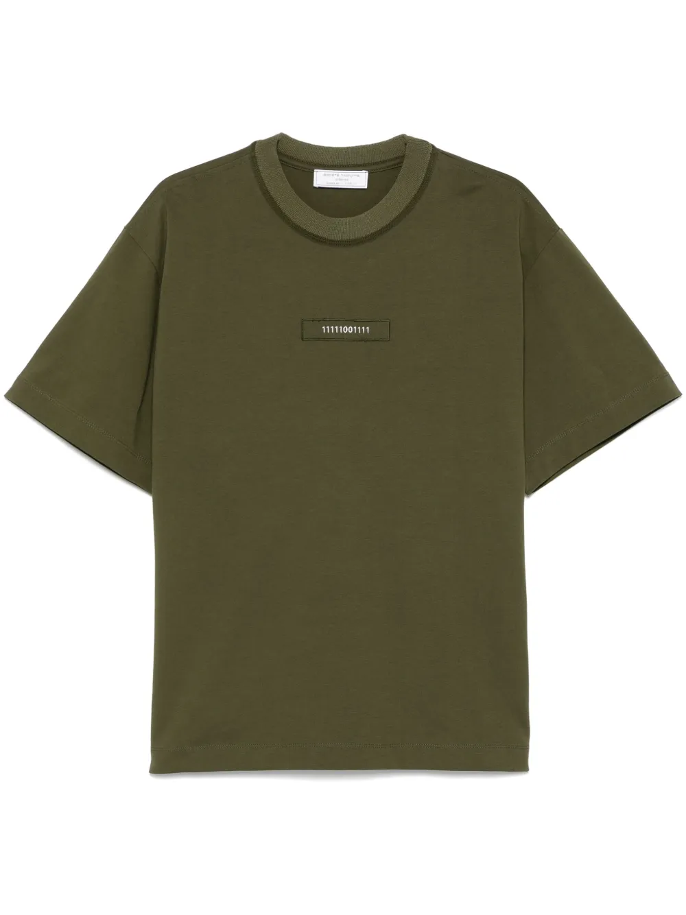 

Футболка с вышивкой Binary Société Anonyme, зеленый