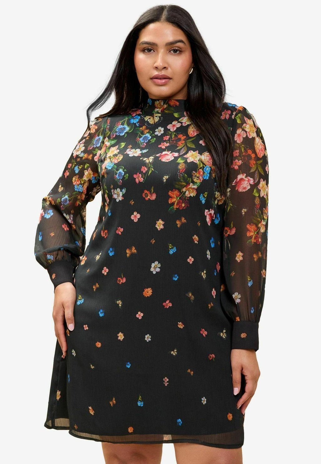 

Платье-трансформер LONG SLEEVED PRINTED Lipsy, черный