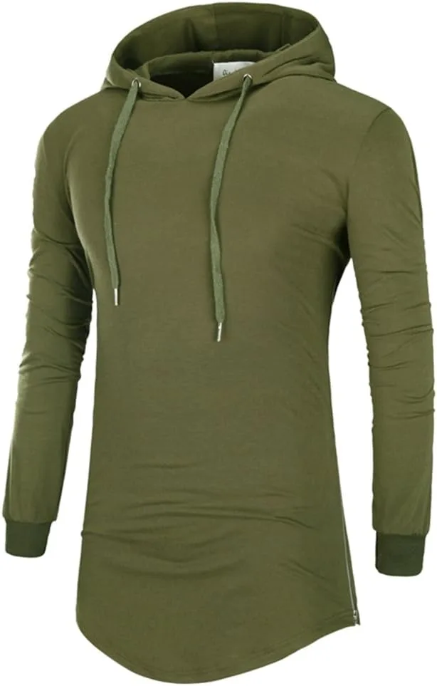 

Мужской худи с капюшоном и молнией сбоку X&F