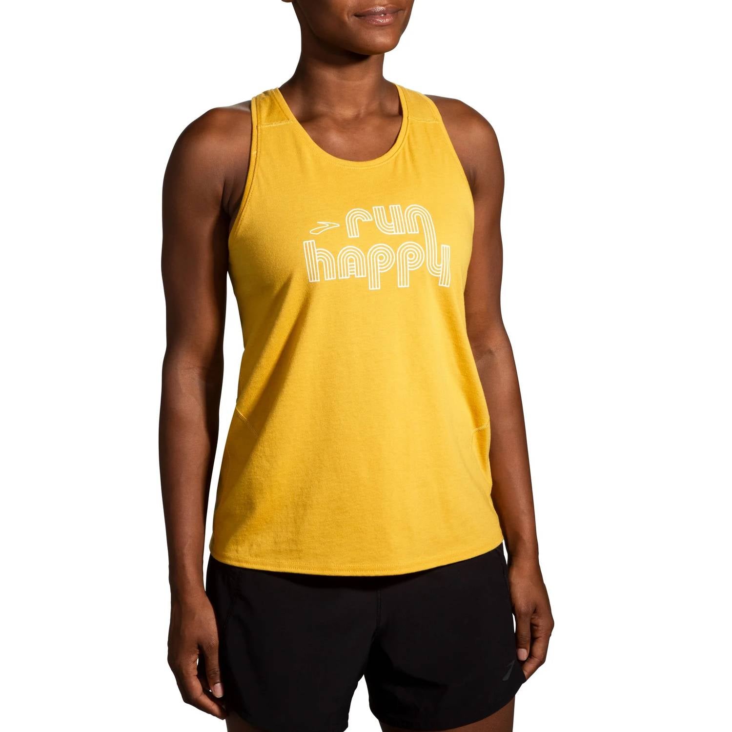 

Distance Tank 2.0 Топ In Heather Sundial/ретро Rh BROOKS, цвет heather sundial/retro rh