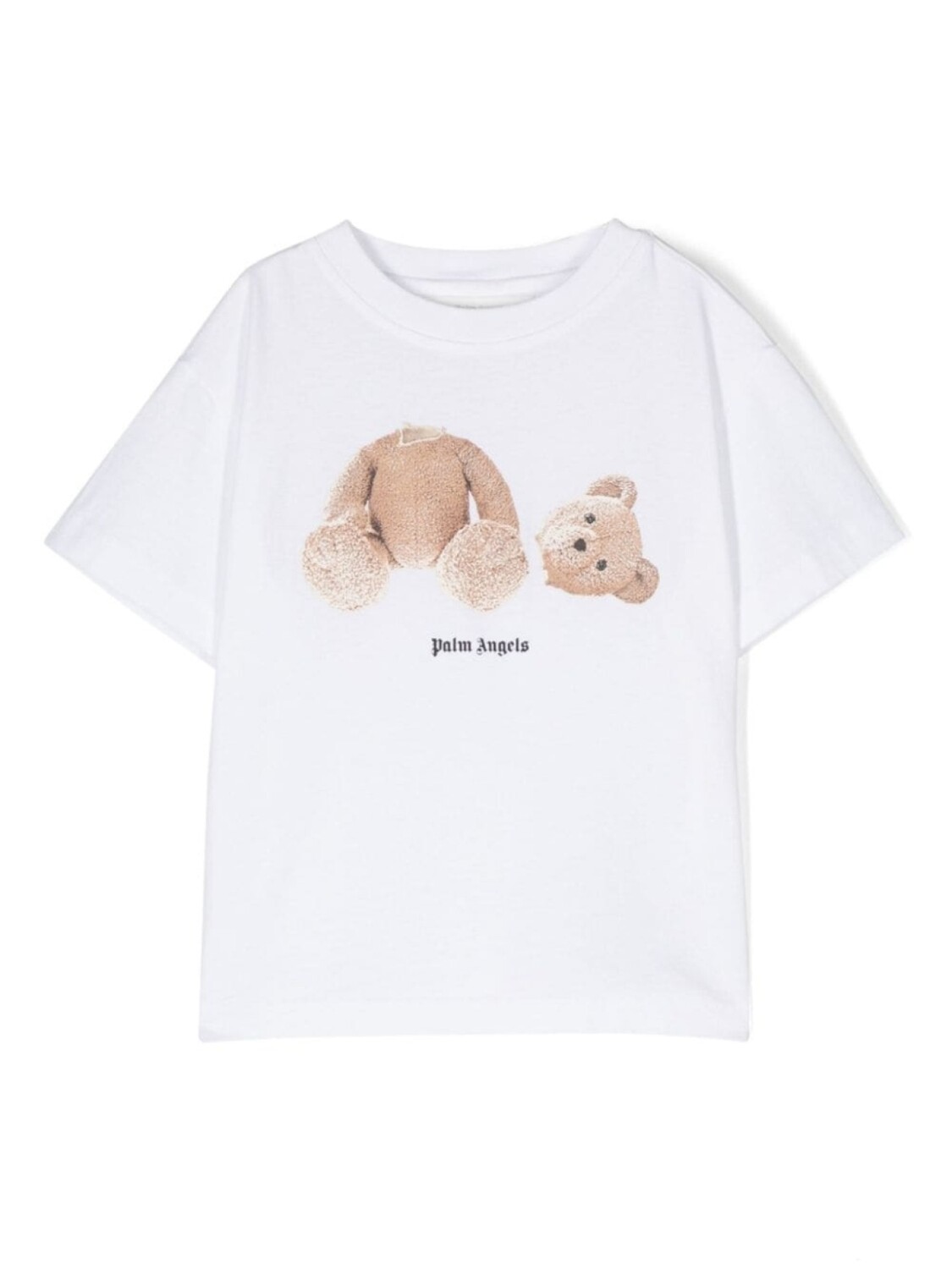 

Palm Angels Kids футболка Broken Bear, белый