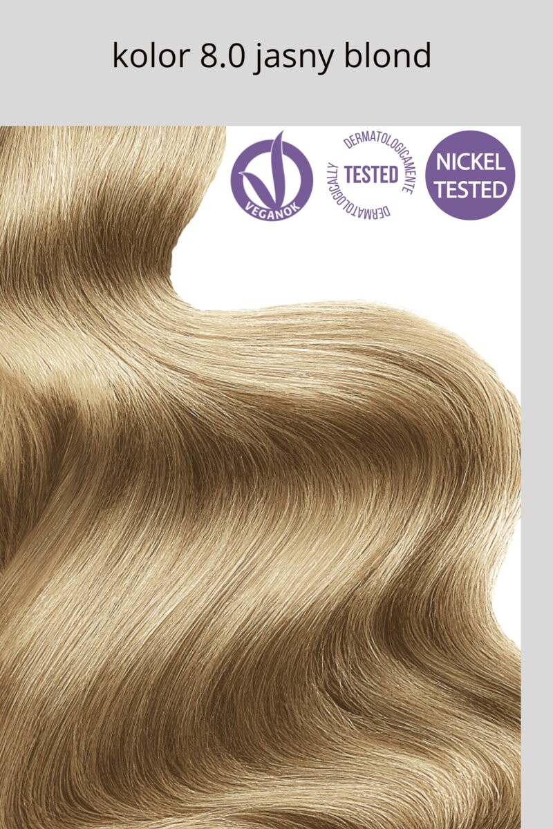 Flowertint, Стойкая краска для волос, серия Natural, 8.0 Светло-русый — фото 2