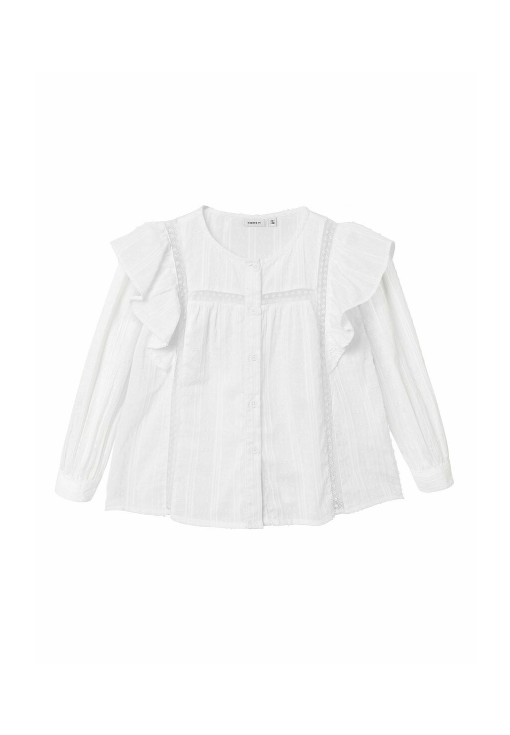 

Блуза MIT LANGEN ÄRMELN REGULAR FIT Name it, белый