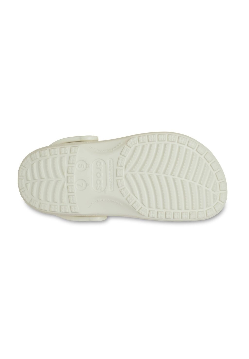 Сандалии на плоской подошве CLASSIC UNISEX Crocs, кремовый