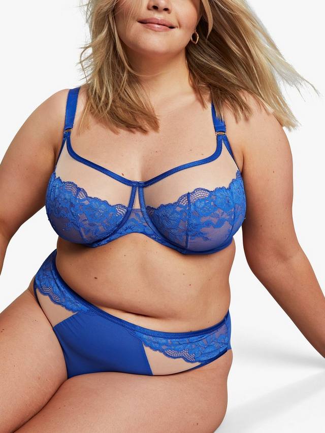 

Джозефин бикини с высокой посадкой Sculptresse, Cobalt/Latte