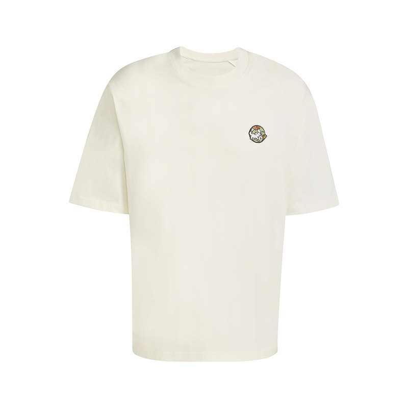 

Adidas Футболка мужская бежевая абрикосовая с воротником Henry Collar Moderate