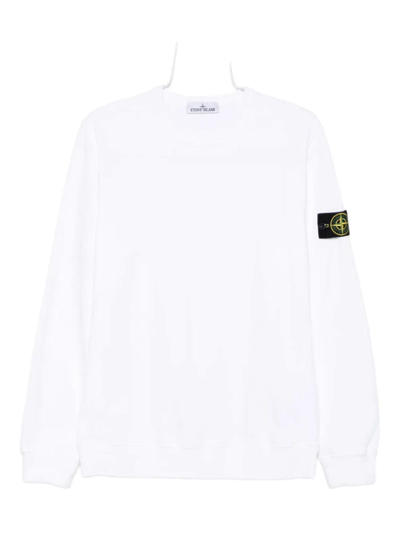 

Толстовка с круглым вырезом и нашивкой-логотипом Stone Island 6100028, белый