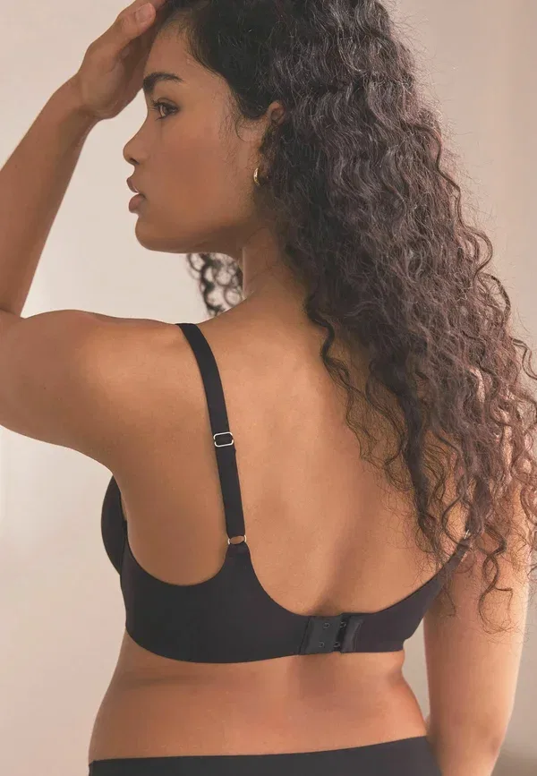 Бюстгальтер Next Smoothing non padded underwired bra, черный — фото 3