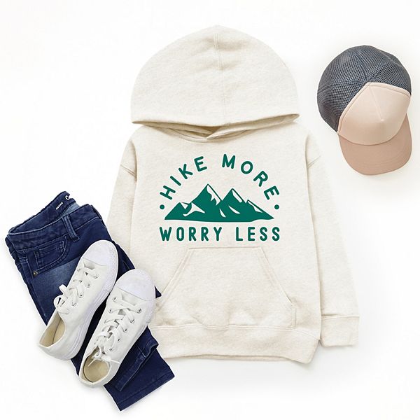 Толстовка Hike more worry less mountain youth The Juniper Shop, Natural — фото 3