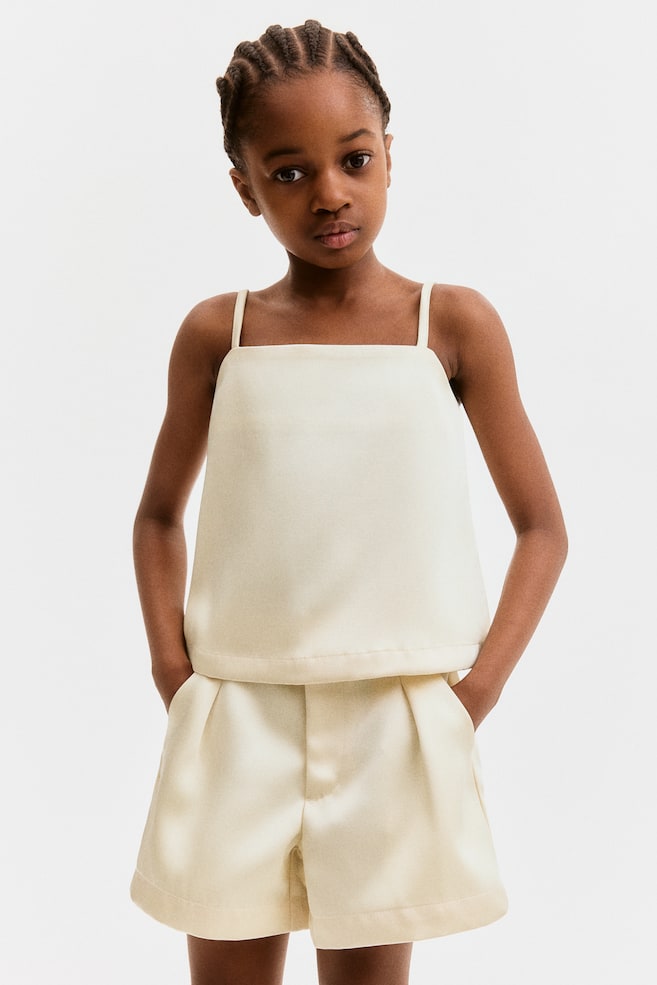 

Костюм-Двойка с топом и шортами H&M, желтый