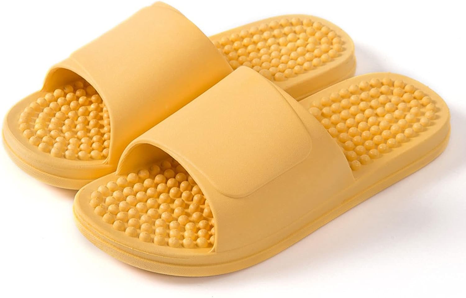 

Сандалии TUCY с акупрессурой и рефлексологией для женщин, поддержка свода стопы, открытые шлепанцы для женщин, мужские шлепанцы, снимают боль при подошвенном фасциите и боли в пятке (Цвет: желтый, Размер: EUR 38-39)