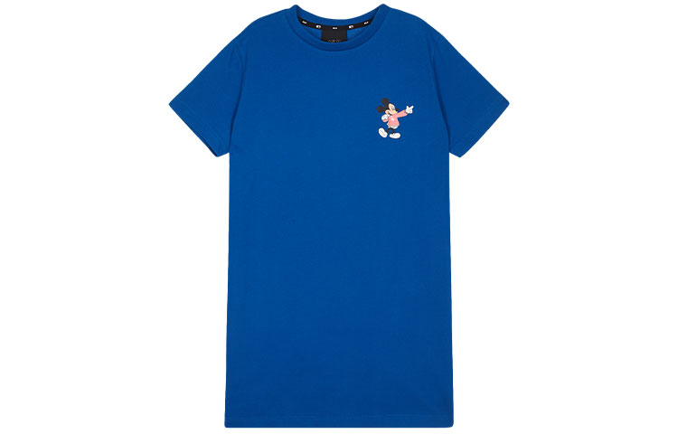 

MLB Disney X X Disney платье с коротким рукавом женское blue