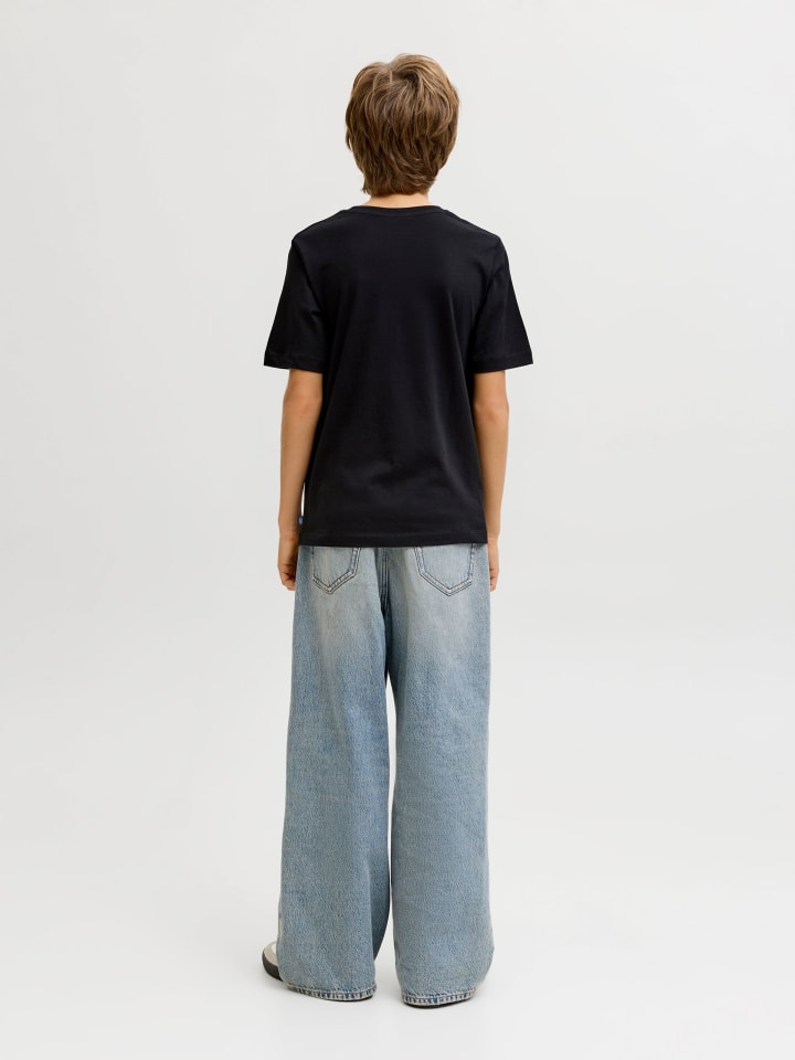 Набор из 3 футболок JJEORGANIC BASIC TEE JNR черного цвета — фото 3