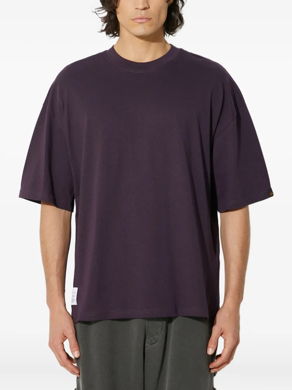 

ФутболкаLogo Code Alpha Industries, фиолетовый