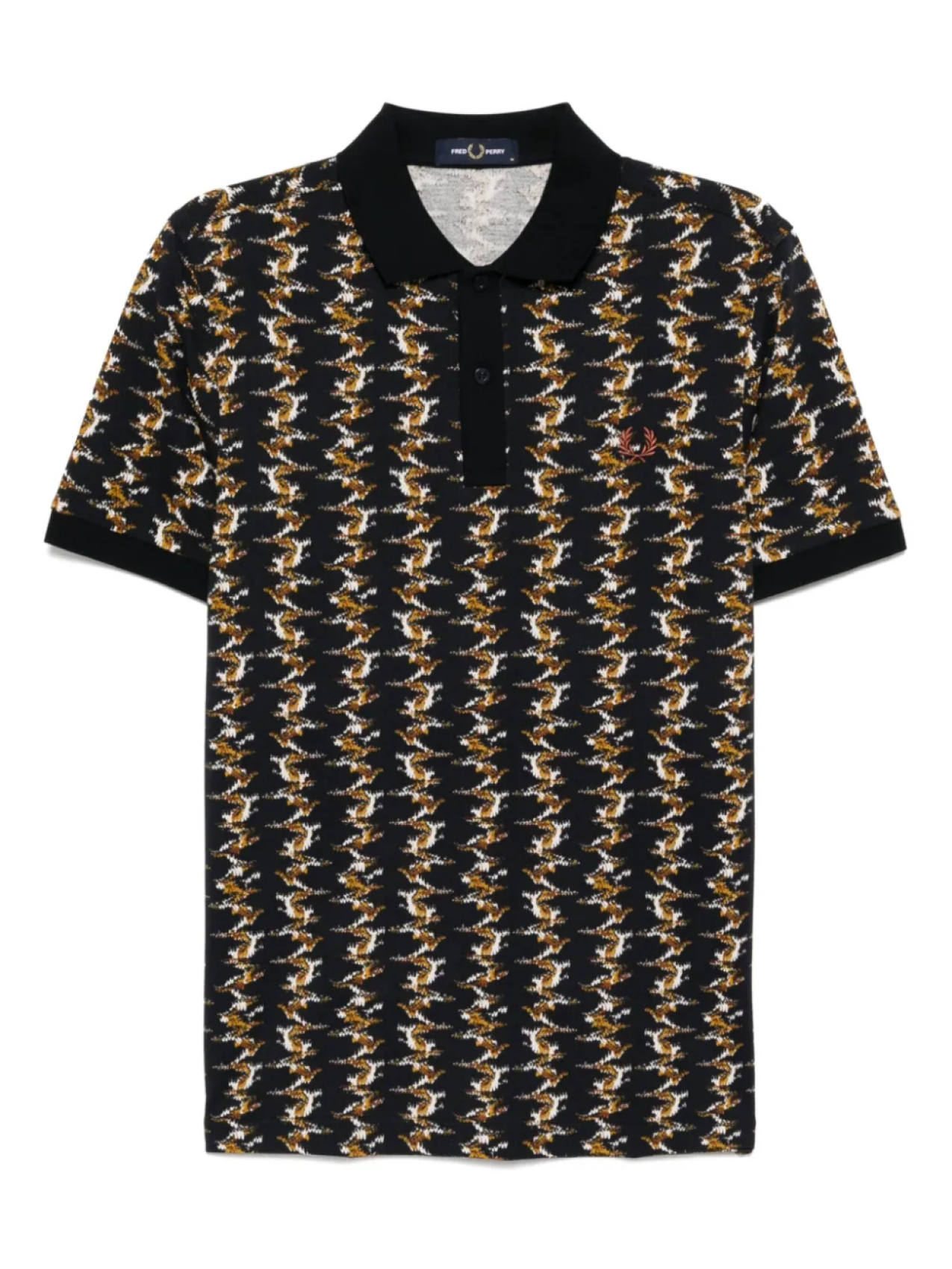 

Fred Perry рубашка поло с принтом, синий