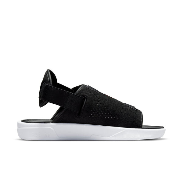Тапочки ls slide 'black university red' Air Jordan, черный — фото 2