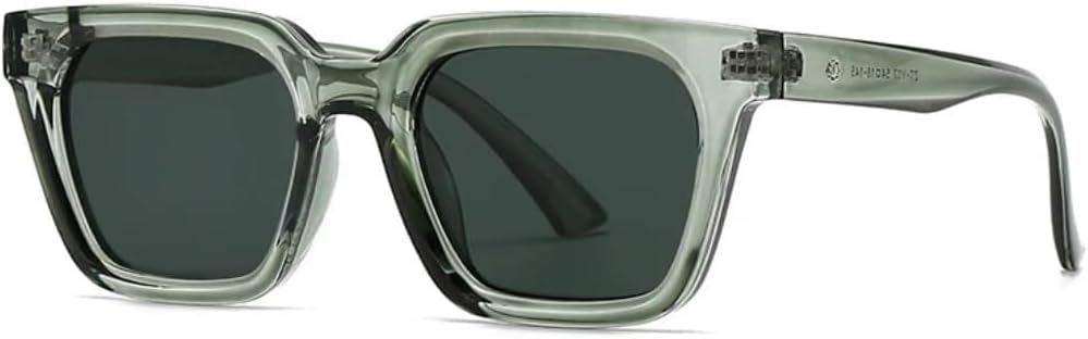 

Солнцезащитные очки с защитой UV400 | Маленькая оправа, линзы конфетного цвета | Для женщин и мужчин, для занятий спортом на открытом воздухе и вождения LXLHWN, Dark Green