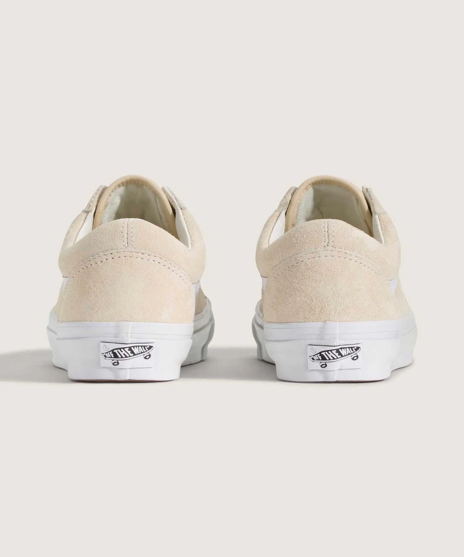 Унисекс кроссовки VANS Old Skool PIG SUEDE бежевые — фото 4