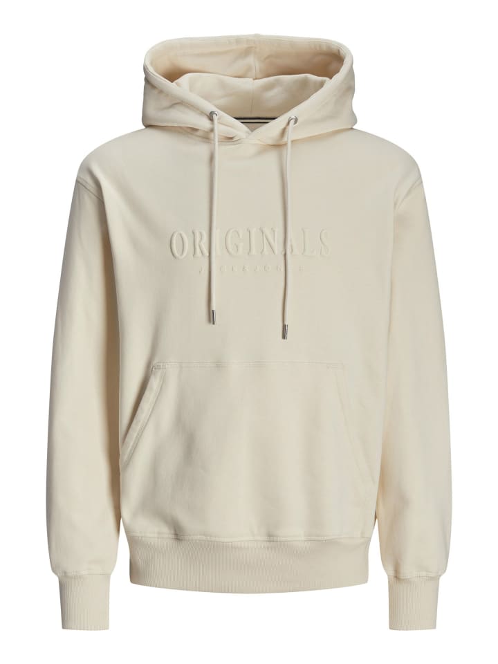 

Толстовка с капюшоном Jack & Jones, античный белый