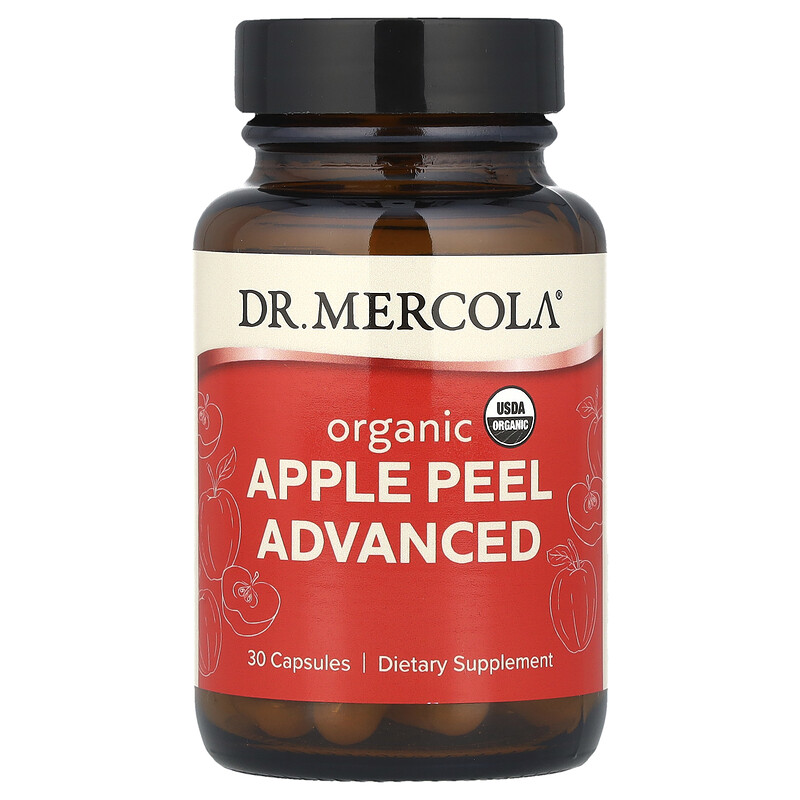 

Dr. Mercola, Organic Apple Peel Advanced, 30 капсул