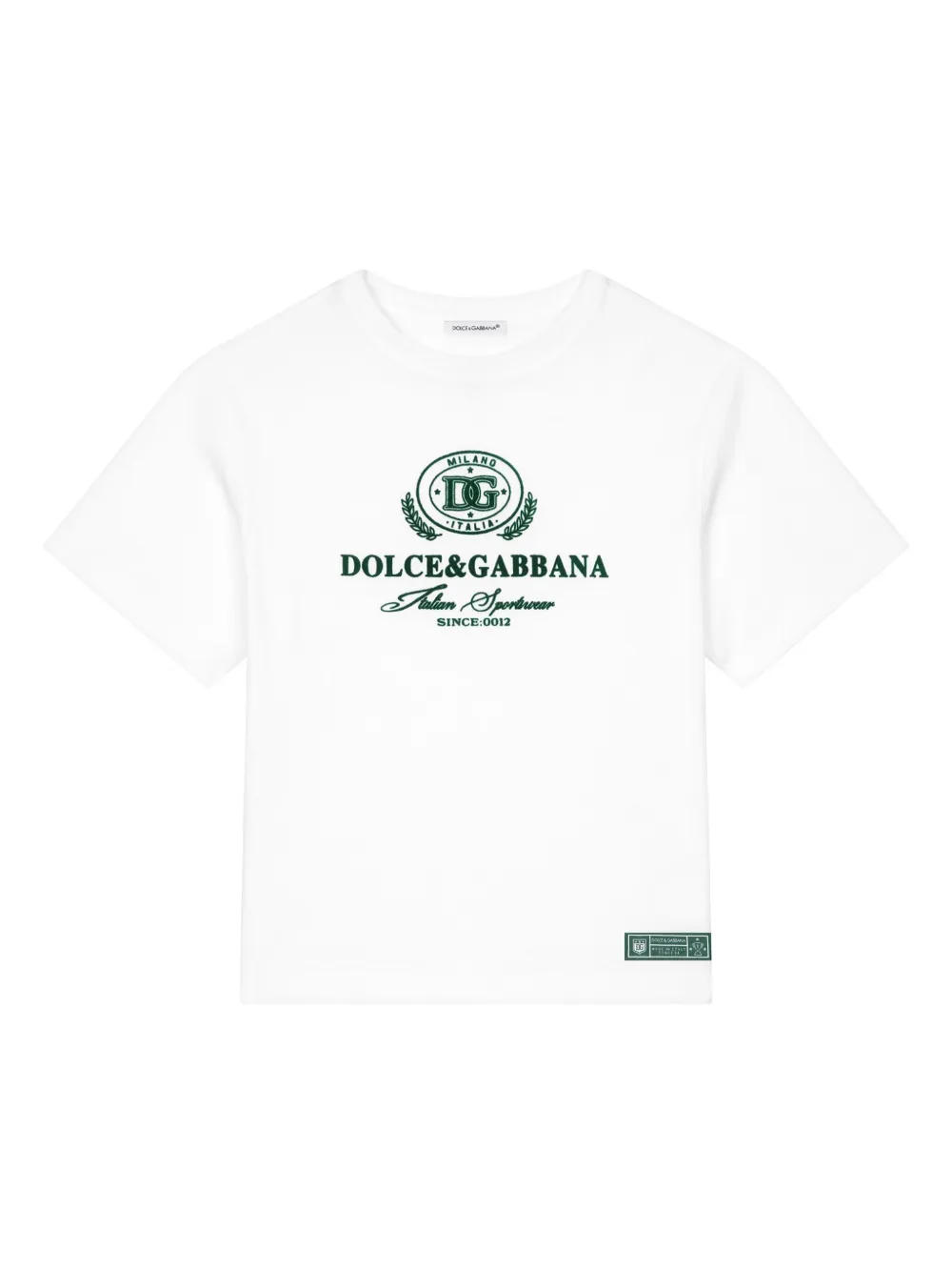 

Футболка Optical Dolce & Gabbana Kids, белый