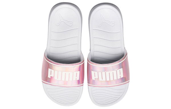 Тапочки popcat 20 'iridescent - pink' Puma, розовый — фото 4