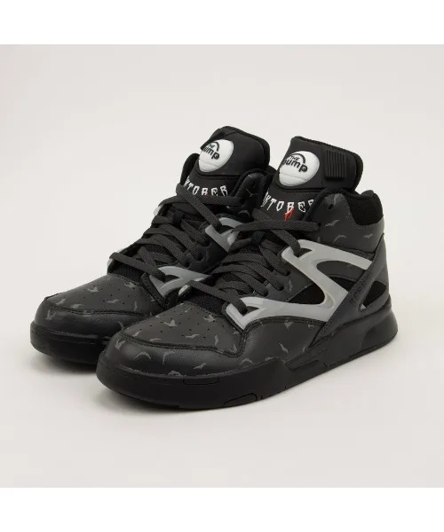 Кроссовки баскетбольные с системой Pump Reebok PUMP OMNI ZONE II черно-серые — фото 3