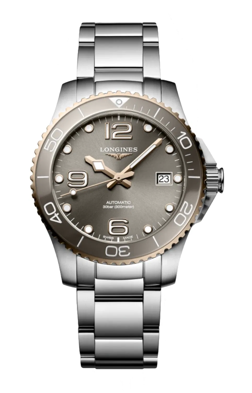 ГИДРОКОНКВЕСТ - L3.780.3.78.6 LONGINES, серебряный