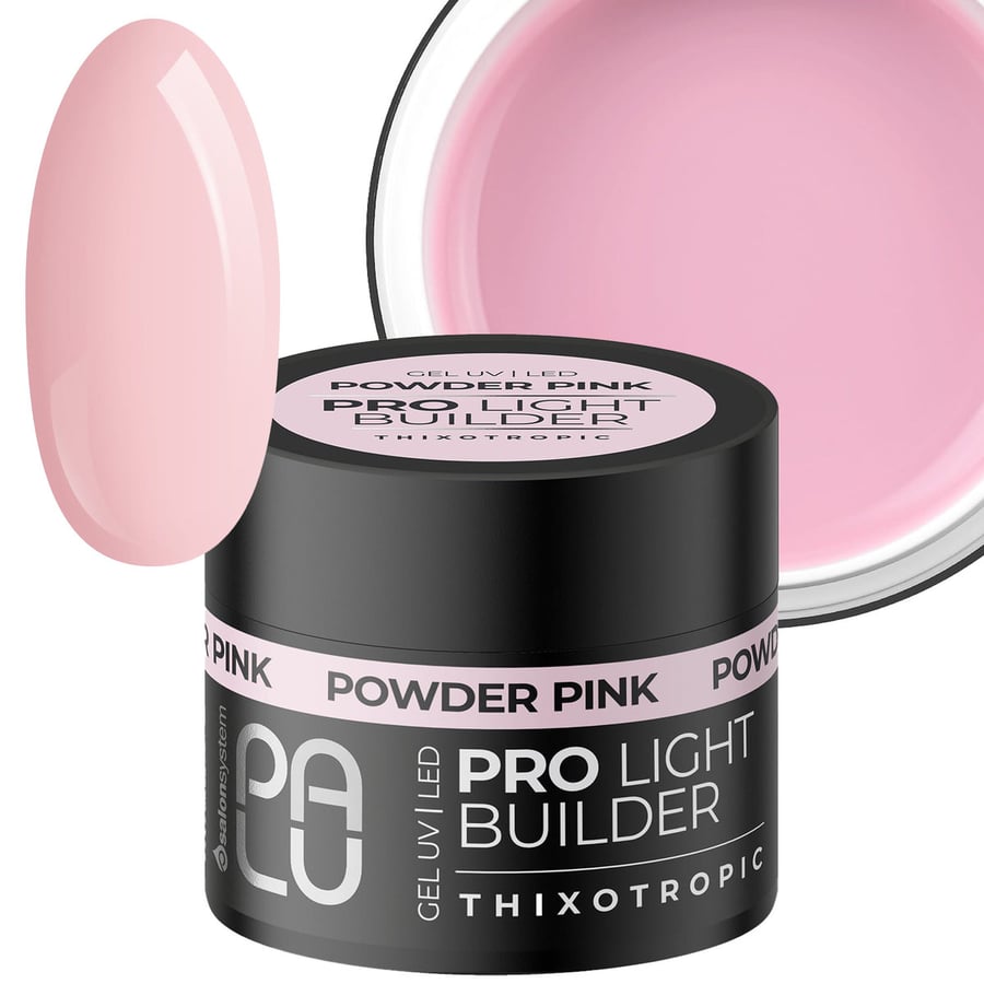 

Palu, Nail builder gel pro light builder powder pink, 45 г