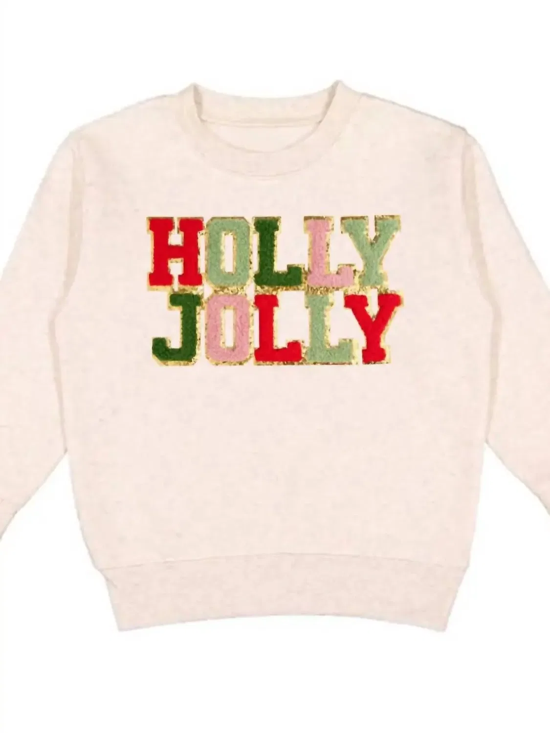 SWEET wink Толстовка Holly Jolly Patch натурального цвета — фото 2