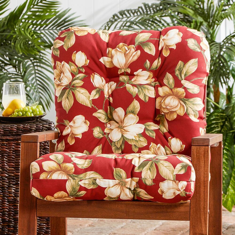 

Greendale Home Fashion Подушка для уличного стула на сиденье и спинку Greendale Home Fashions, цвет Roma Floral