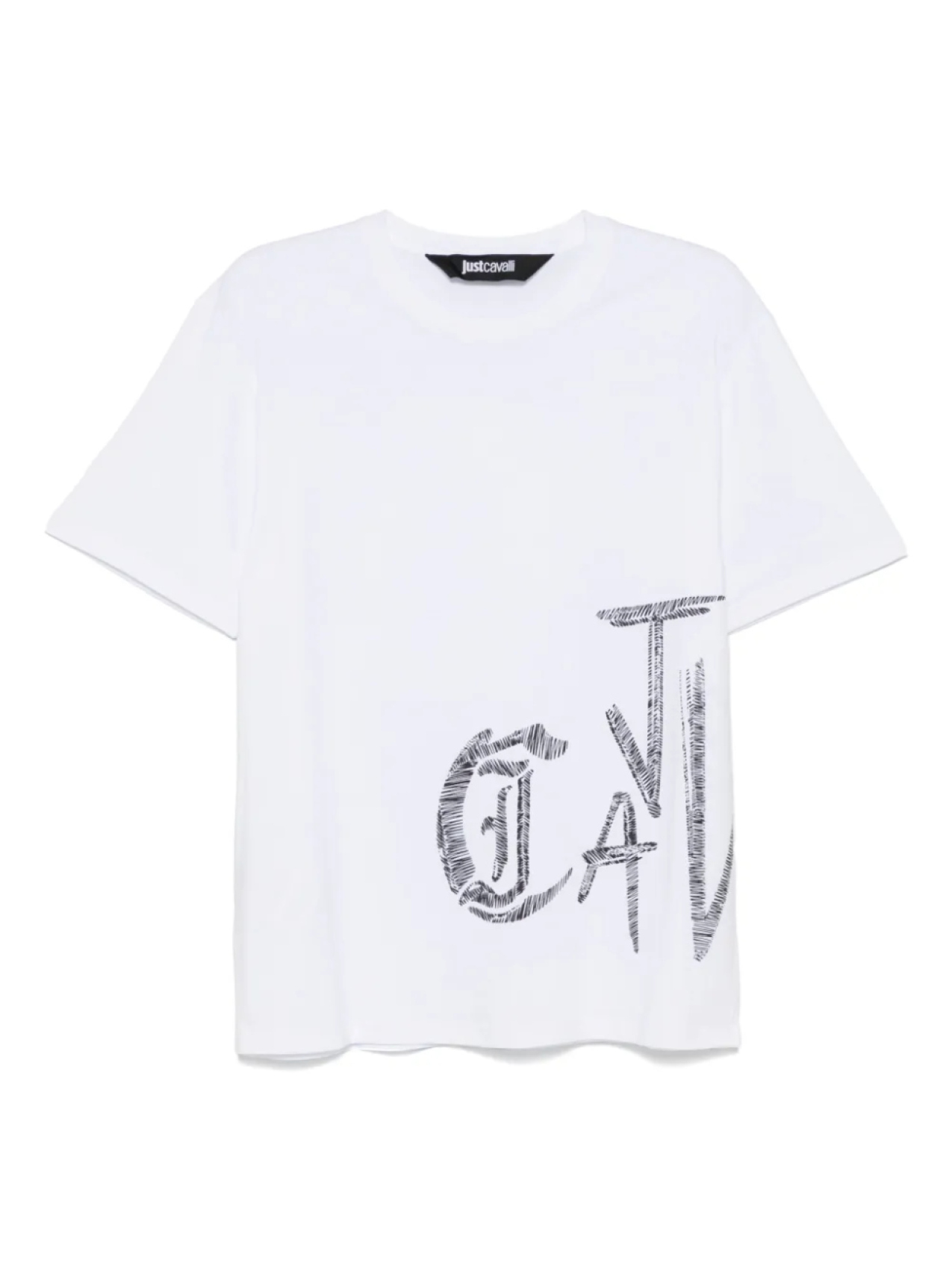

Футболка с логотипом Just Cavalli, белый