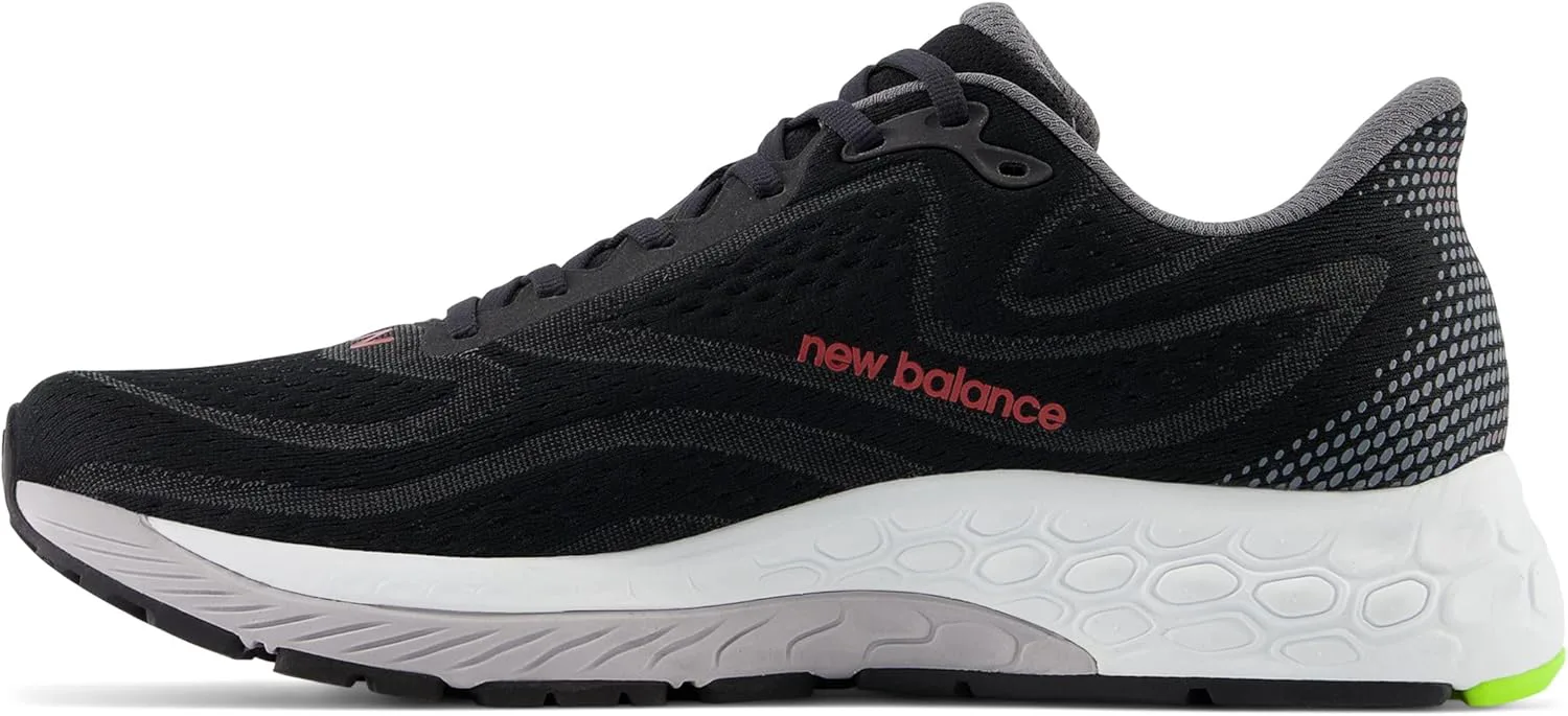 Мужские кроссовки для бега New Balance Fresh Foam X 880 V13, черный/красный — фото 4