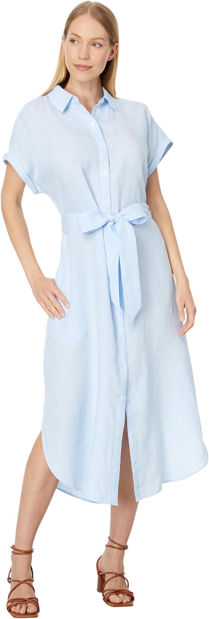 

Платье Tommy Bahama Coastalina Maxi Shirt Dress, цвет Linen Sky