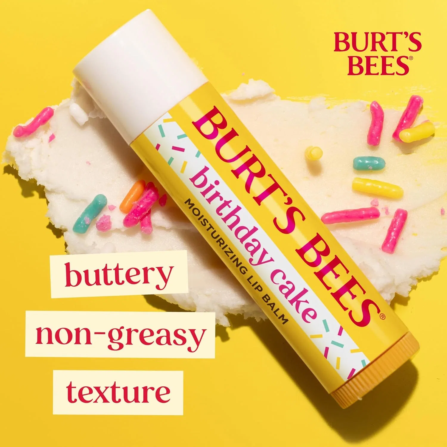 Увлажняющий бальзам для губ Burt's Bees с ароматом праздничного торта, 4.25 г Burt'S Bees — фото 4
