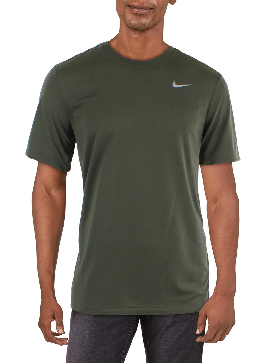 

Мужская футболка Legend с коротким рукавом и круглым вырезом Nike, цвет Khaki/Silver