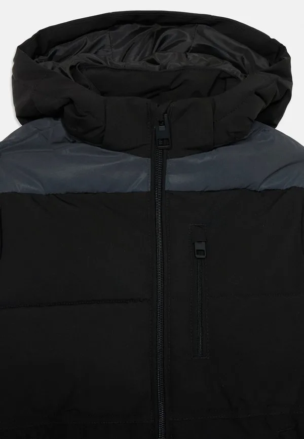 Зимняя куртка-пуховик jjeowen со светоотражающими элементами Jack & Jones Junior, Black — фото 4