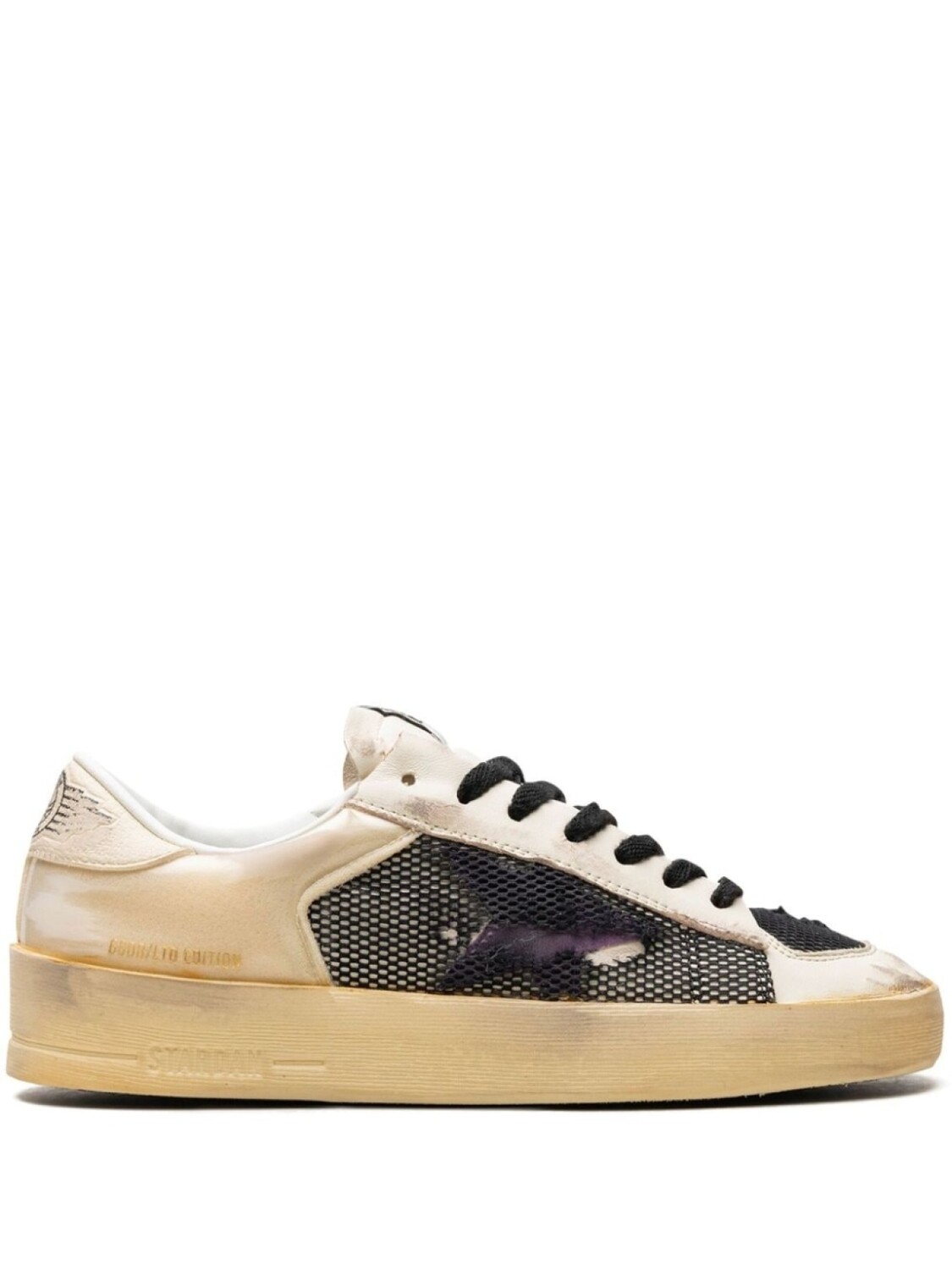 

Golden Goose кроссовки Stardan "Ecru/Purple/Black", нейтральный цвет