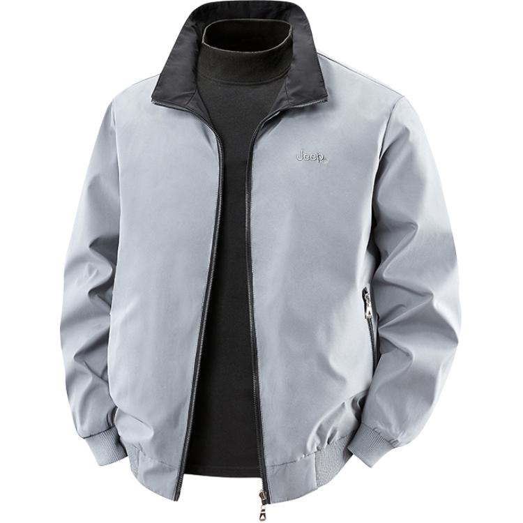 

Куртка Unisex Stand Collar Moderate Others Jeep, серый