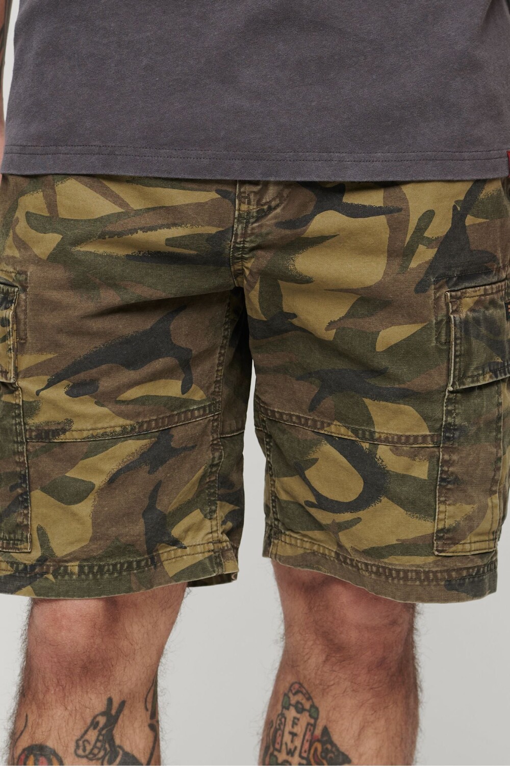 

Тяжелые шорты-карго Superdry, зеленый