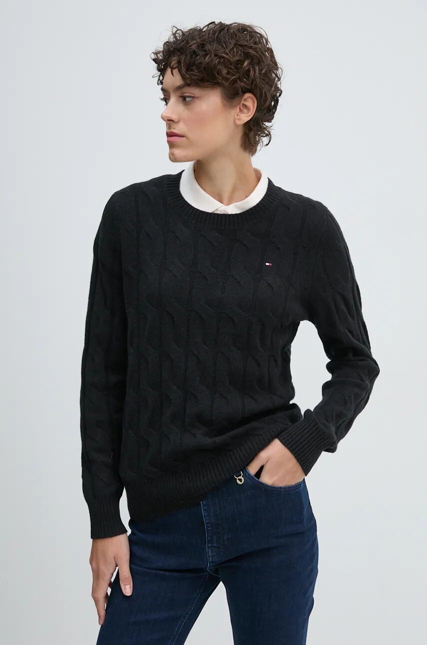 

Свитер Томми Хилфигер Tommy Hilfiger, черный