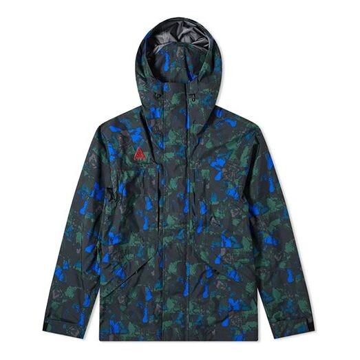 

Куртка acg gore tex jacket aop racer multi-color blue Nike, синий