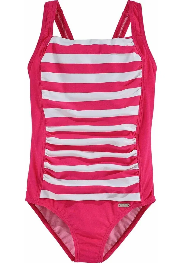 Купальник Bench, pink/weiß, розовый/белый