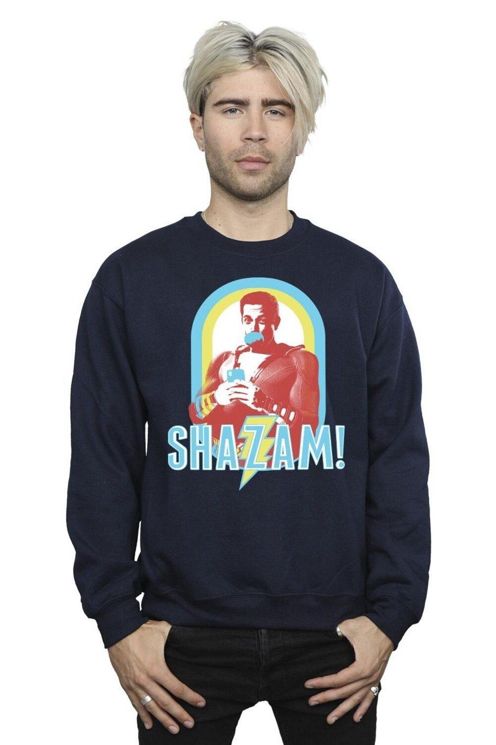

Толстовка Shazam Buble Gum Frame DC Comics, темно-синий