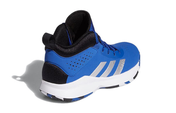Кроссовки cross 'em up 5 j wide 'royal blue' Adidas, синий — фото 4