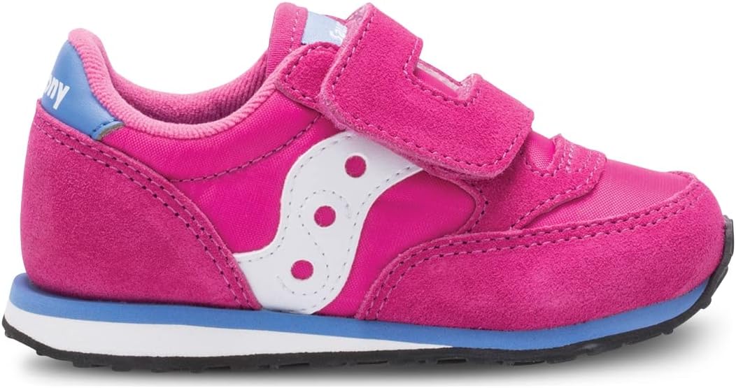 Кроссовки Saucony Unisex-Child Originals Jazz на липучке (для малышей/детей младшего возраста), Magenta — фото 2