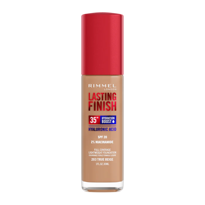 

Тональная основа Lasting Finish 35H Base de Maquillaje Rimmel, 203 True Beige