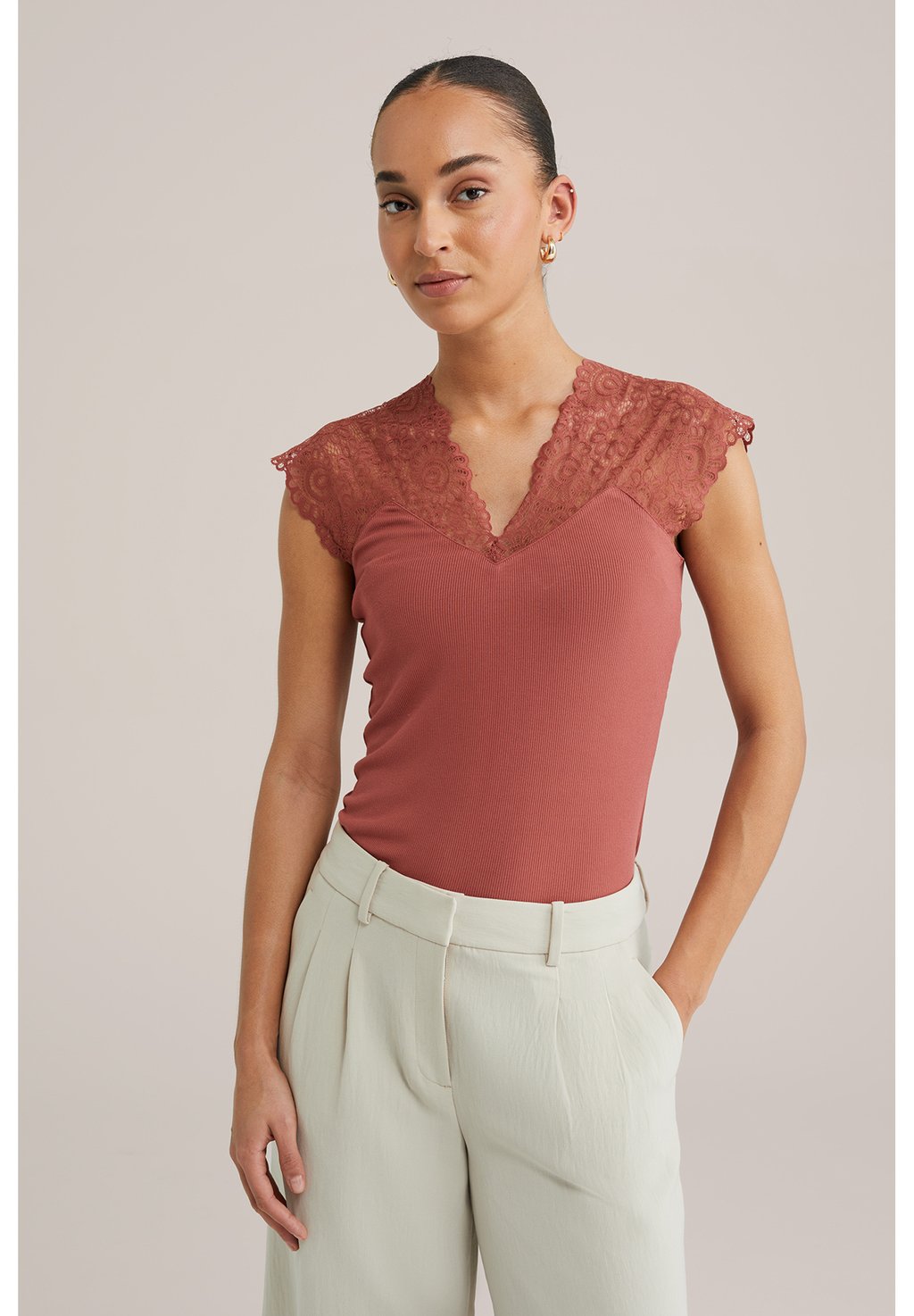 

Блуза Print T-shirt WE Fashion, красный