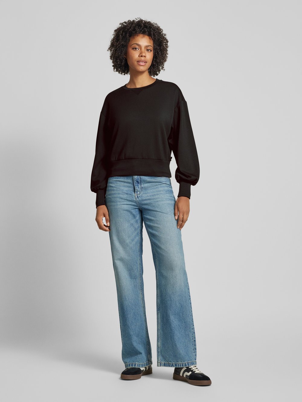 

Свитшот со спущенными плечами Scotch & Soda, черный